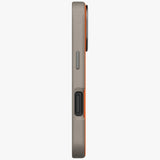 Uniq Lyden DS Case til iPhone 17 Pro Magclick opladning - orange-grå