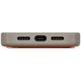 Uniq Lyden DS Case til iPhone 17 Pro Magclick opladning - orange-grå