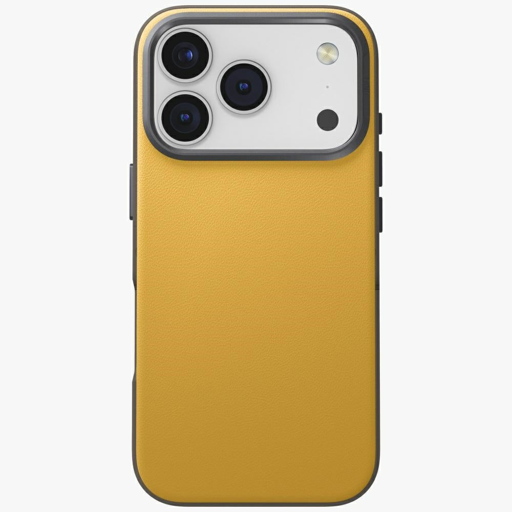 Uniq Lyden DS Case til iPhone 17 Pro Magclick opladning - gul-grå