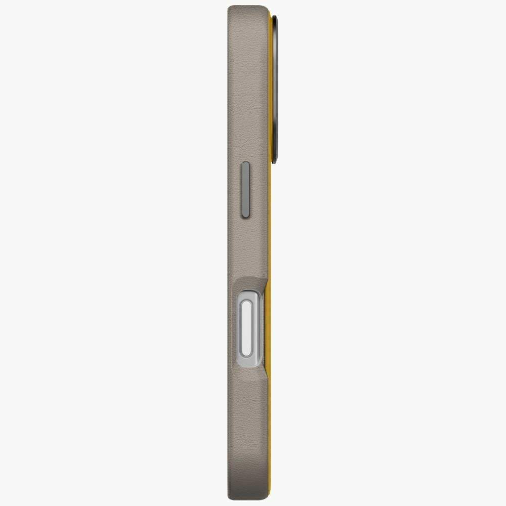 Uniq Lyden DS Case til iPhone 17 Pro Magclick opladning - gul-grå