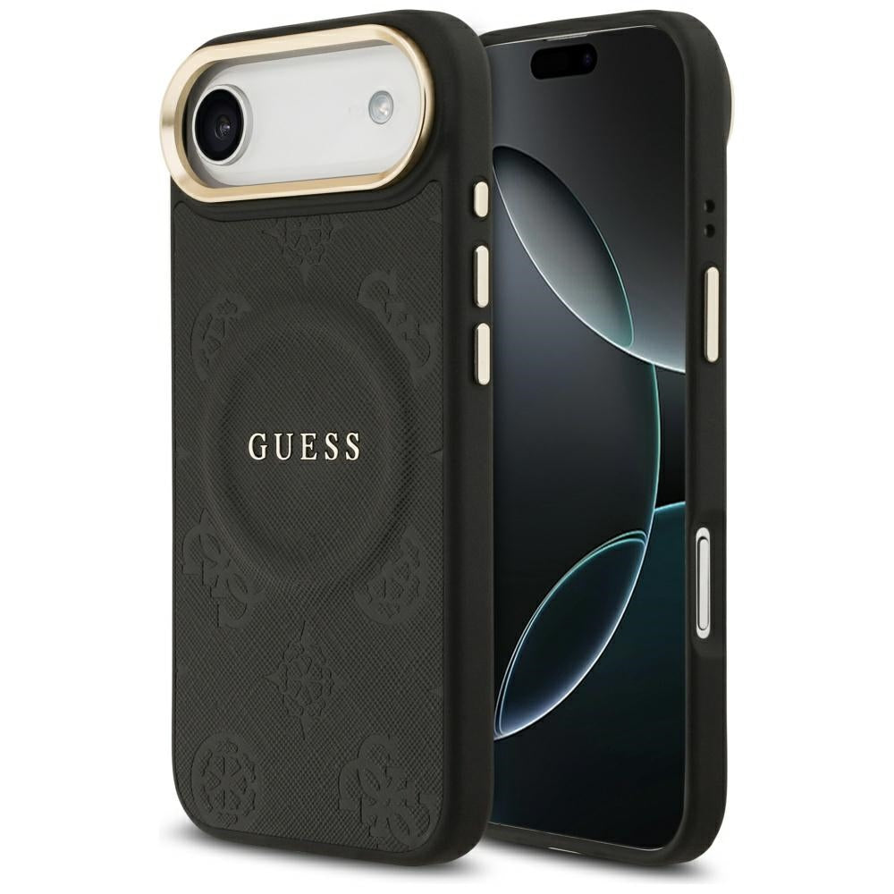 Guess Peony Hot Stamp MagSafe Case til iPhone Air - sort