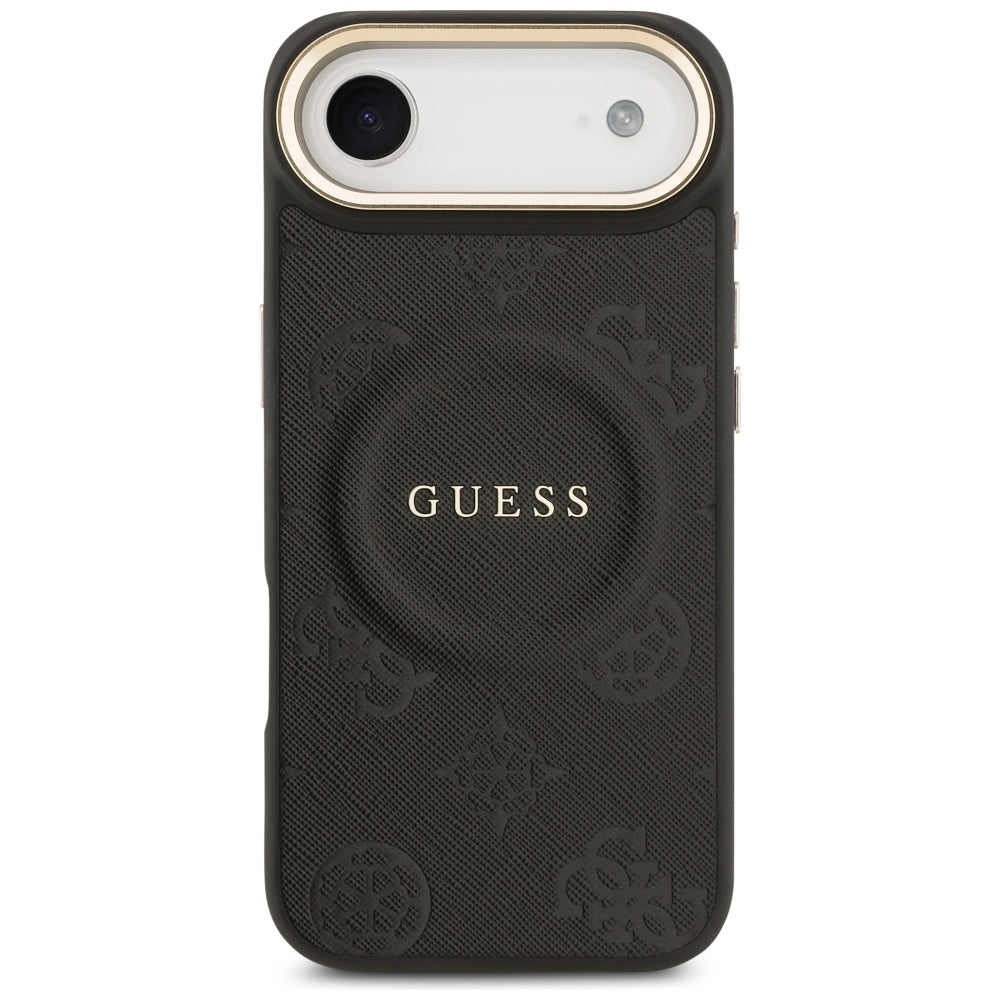 Guess Peony Hot Stamp MagSafe Case til iPhone Air - sort
