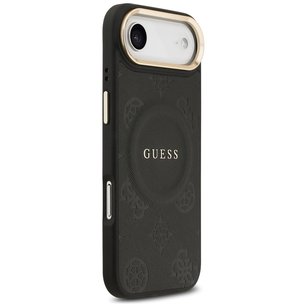 Guess Peony Hot Stamp MagSafe Case til iPhone Air - sort