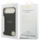 Guess Peony Hot Stamp MagSafe Case til iPhone Air - sort