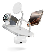 ZENS ZEDC29W/00 oplader til mobil enhed Hovedtelefoner, Smartphone, SmartWatch Sølv, Hvid Vekselstrøm, USB Trådløs opladning Hurtig opladning Indendørs