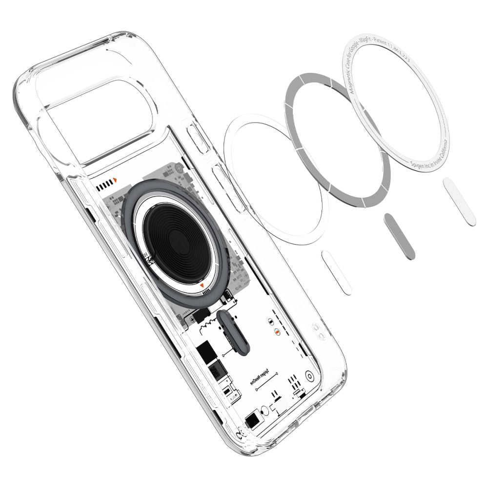 Spigen Ultra Hybrid MagSafe Case til Google Pixel 10 / 10 Pro Neo One - gennemsigtigt