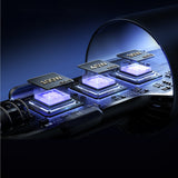 Joyroom JR-CCN07 145W Biloplader 2xUSB-C USB-A + 100W USB-C Kabel - mørkgrå