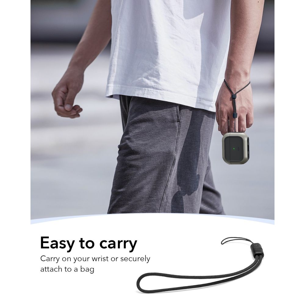 ESR Orbit HaloLock MagSafe Case for AirPods Pro 3 - Gray & Black