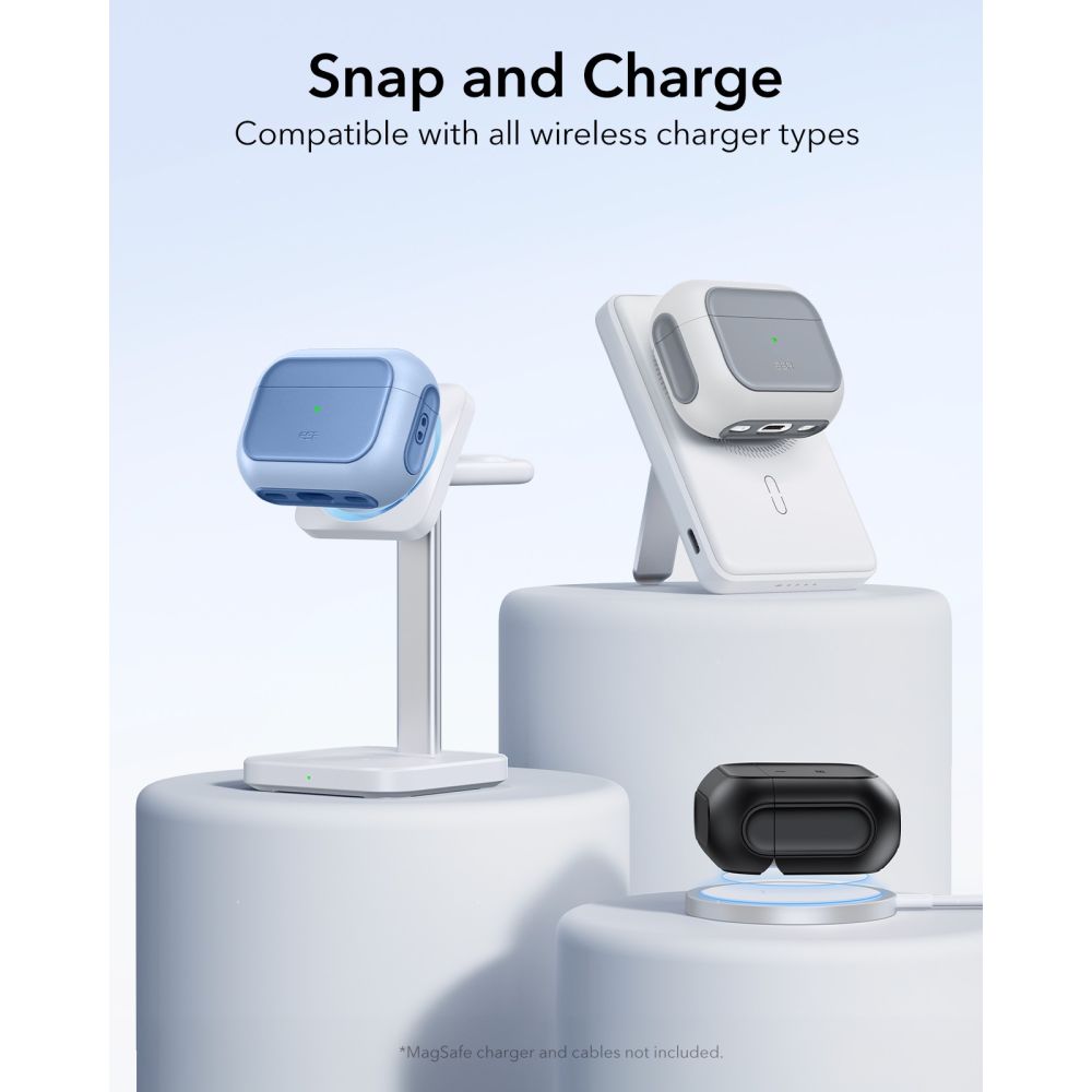 ESR Orbit Halolock MagSafe-hylster til AirPods Pro - blå