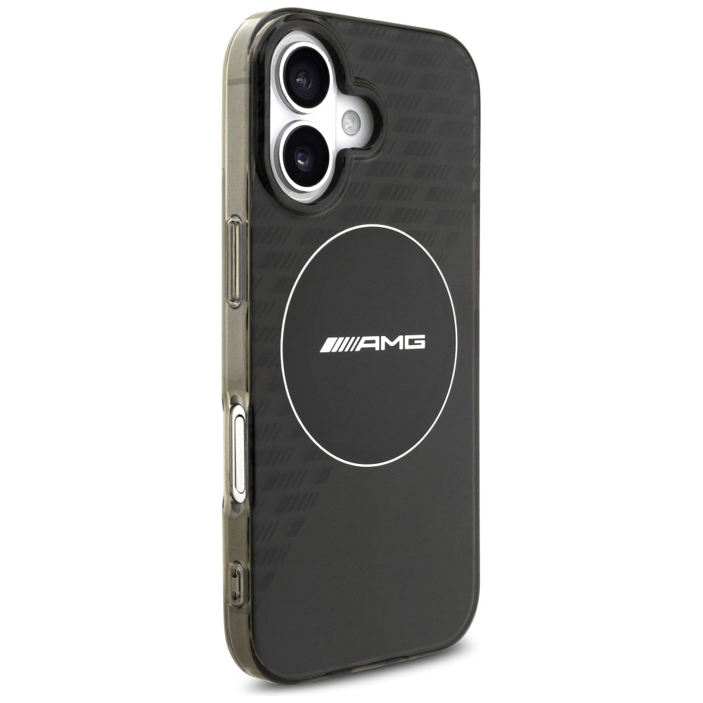 AMG Nauble Layer Transparent Smocked MagSafe Case til iPhone 17 - sort