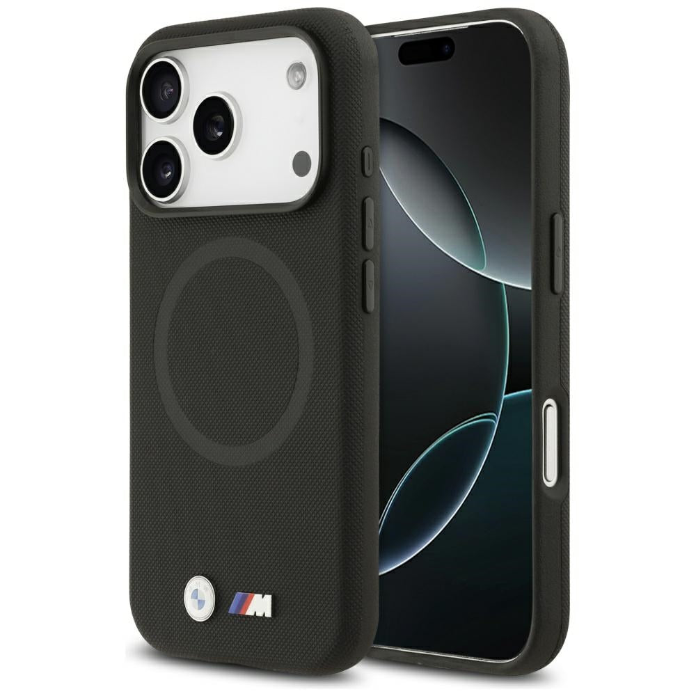 BMW M FW Metal Logo MagSafe Case til iPhone 17 Pro - sort