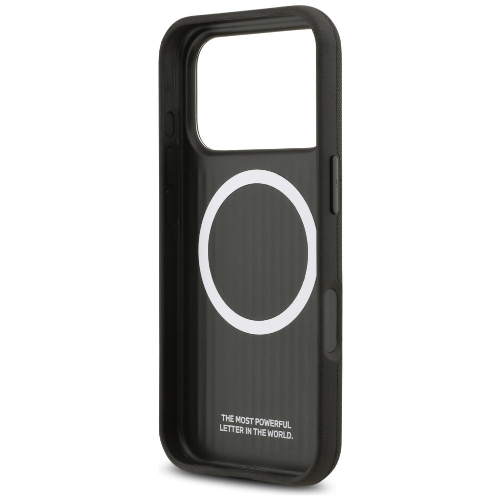 BMW M FW Metal Logo MagSafe Case til iPhone 17 Pro - sort