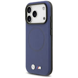 BMW M FW Metal Logo MagSafe Case til iPhone 17 Pro - Navy Blue