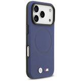 BMW M FW Metal Logo MagSafe Case til iPhone 17 Pro - Navy Blue