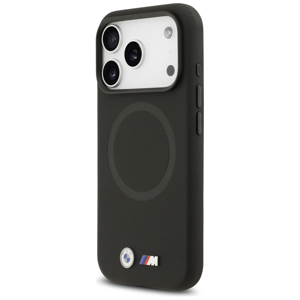 BMW M FW Metal Logo MagSafe Case til iPhone 17 Pro Max - sort