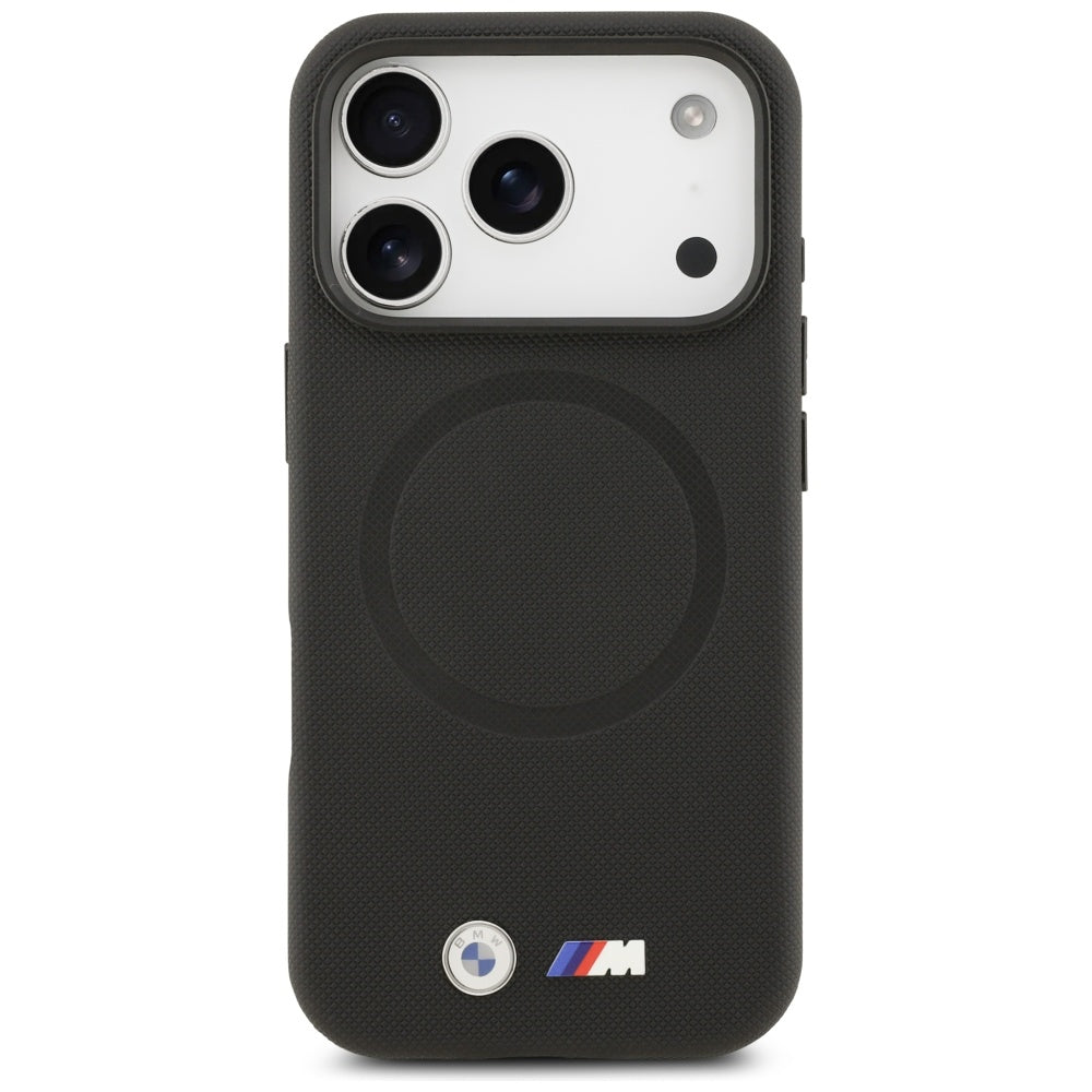 BMW M FW Metal Logo MagSafe Case til iPhone 17 Pro Max - sort