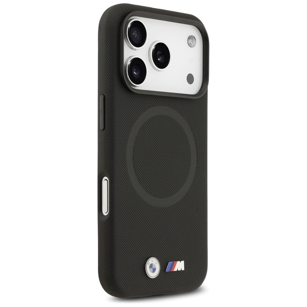 BMW M FW Metal Logo MagSafe Case til iPhone 17 Pro Max - sort