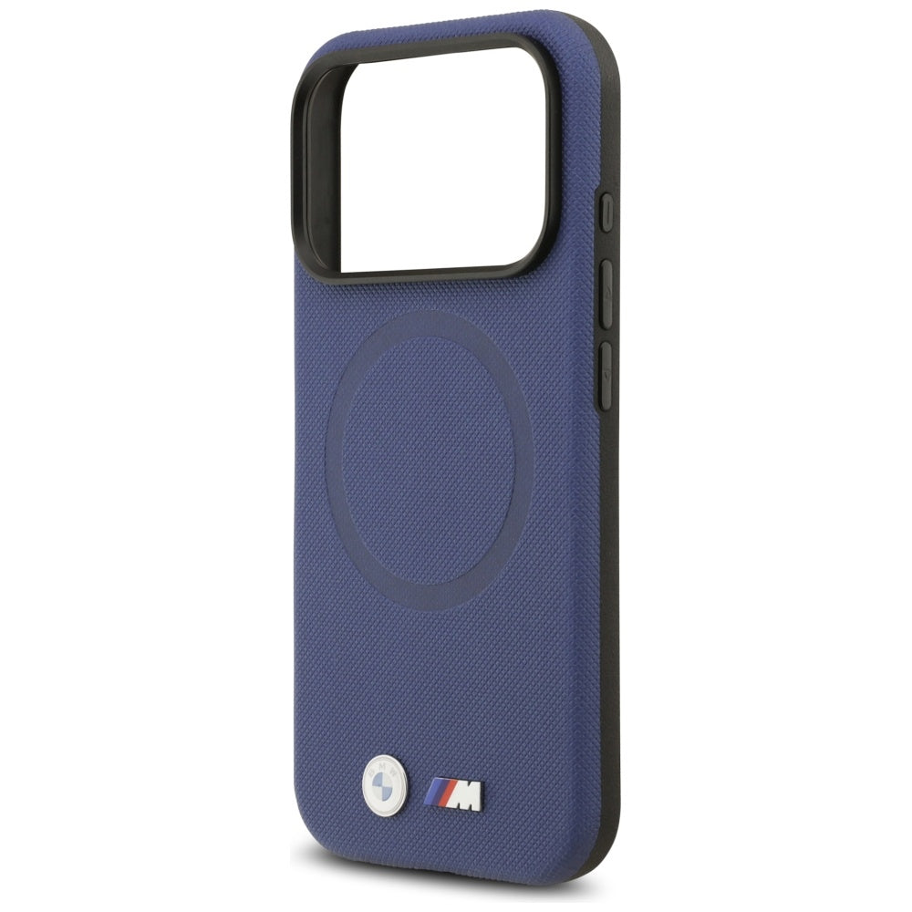 BMW M FW Metal Logo MagSafe Case til iPhone 17 Pro Max - Navy Blue