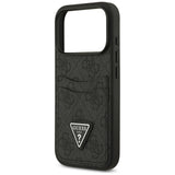 Guess 4G nauble Card Triangle case til iPhone 17 Pro - sort