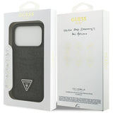 Guess 4G nauble Card Triangle case til iPhone 17 Pro - sort