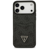 Guess 4G nauble Card Triangle case til iPhone 17 Pro Max - sort