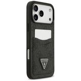 Guess 4G nauble Card Triangle case til iPhone 17 Pro Max - sort