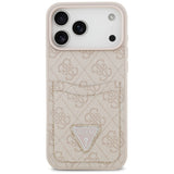Guess 4G Nauble Card Triangle Case til iPhone 17 Pro Max - Pink