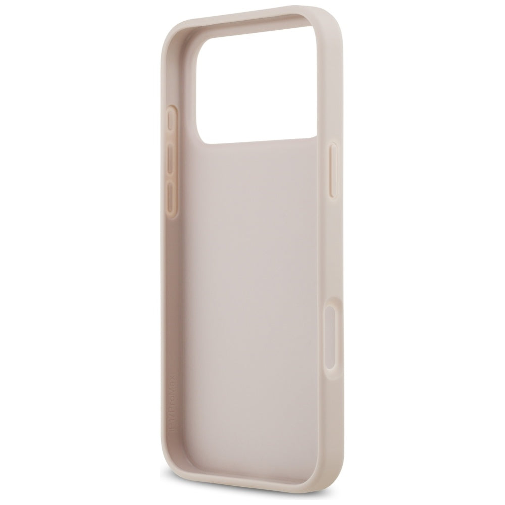 Guess 4G Nauble Card Triangle Case til iPhone 17 Pro Max - Pink