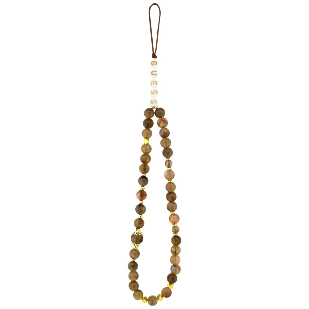 Guess 4G Strap 4G Classic Logo Case til iPhone 17 Pro - Brunt