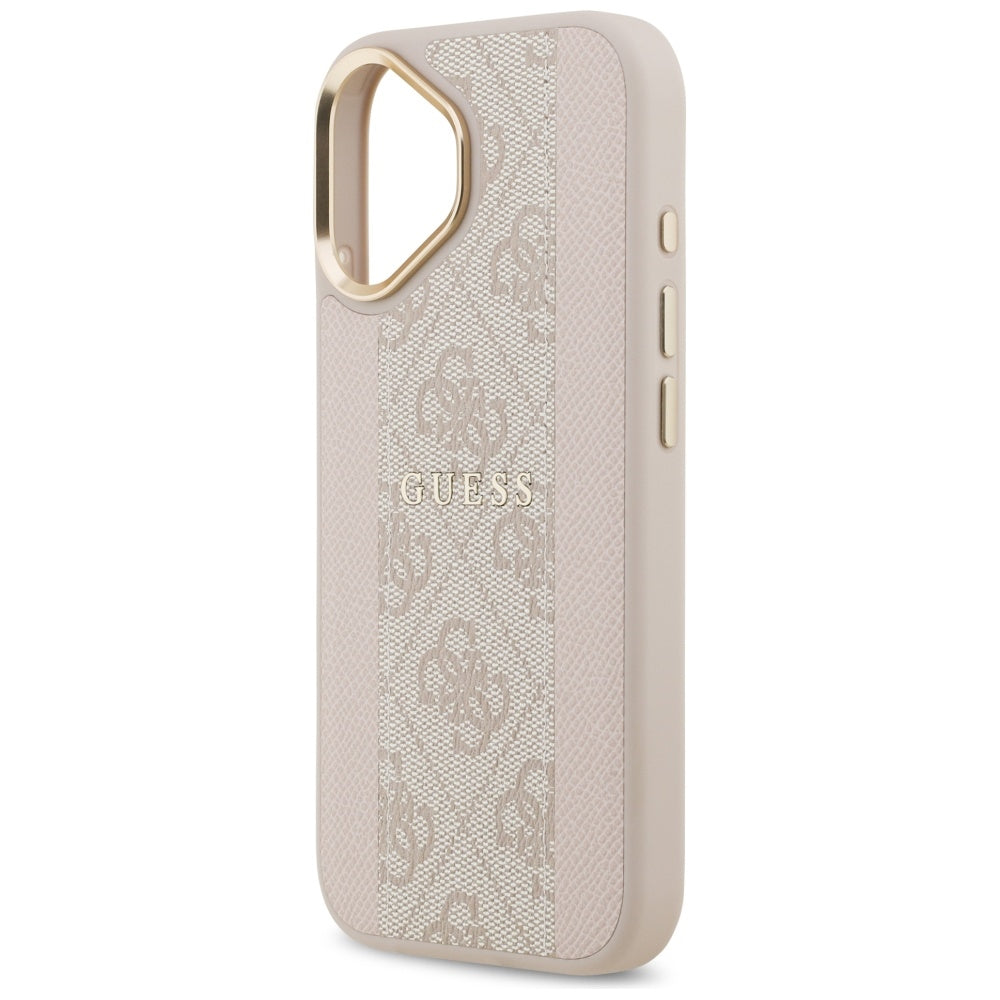 Guess 4G Stripe MagSafe Case til iPhone 17 - Pink