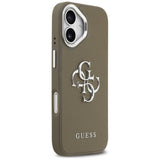 Guess Grained Big 4G Classic Logo iPhone 17 Case - Brunt