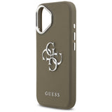Guess Grained Big 4G Classic Logo iPhone 17 Case - Brunt