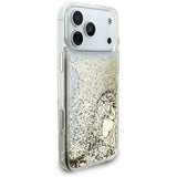 Guess Liq. Glitter 4 Charms Case til iPhone 17 Pro Max - Guld