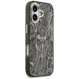 Guess Python Pattern MagSafe Case til iPhone 17 - sort