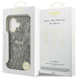 Guess Python Pattern MagSafe Case til iPhone 17 - sort
