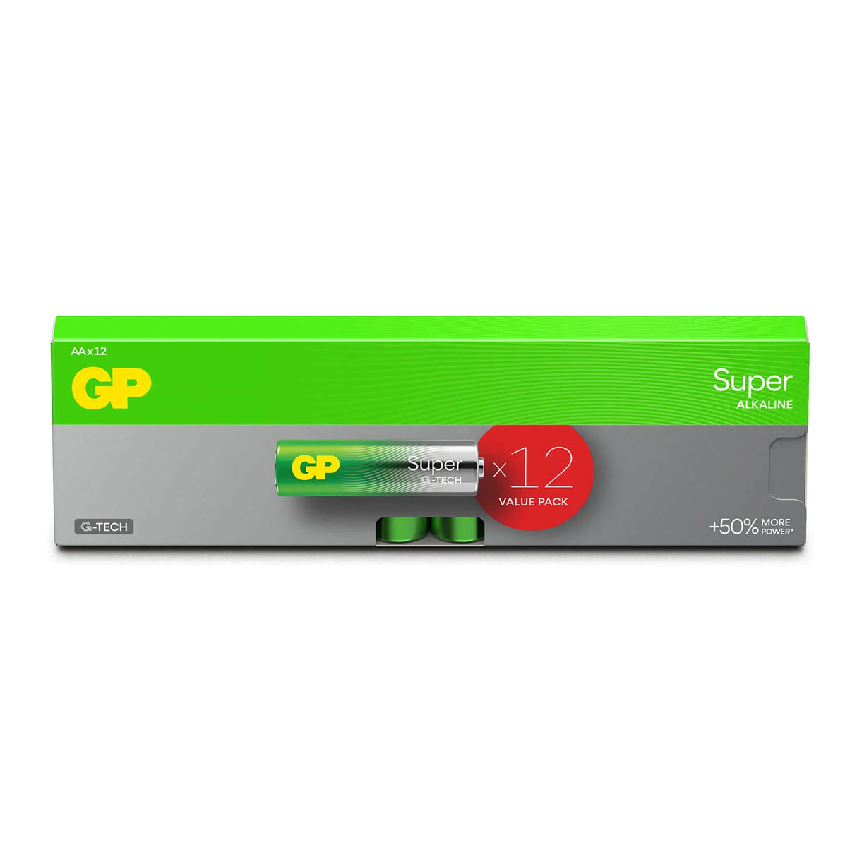 Batteri AA Super Alkaline LR6 12-Pak