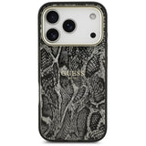 Guess Python Pattern MagSafe Case til iPhone 17 Pro - sort