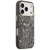 Guess Python Pattern MagSafe Case til iPhone 17 Pro - sort