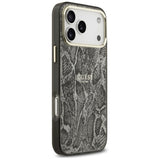 Guess Python Pattern MagSafe Case til iPhone 17 Pro Max - sort