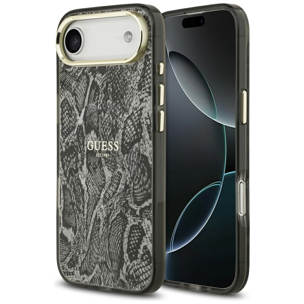 Guess Python Pattern MagSafe Case til iPhone Air - sort