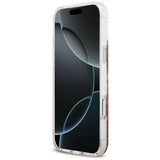 Guess Resin Bottom Glitter MagSafe Case til iPhone 17 Pro Max - Pink