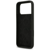 Guess Silicone Big 4G Script Case til iPhone 17 Pro Max - sort