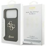 Guess Silicone Big 4G Script Case til iPhone 17 Pro Max - Grøn