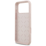 Guess Silicone Big 4G Script Case til iPhone 17 Pro Max - Pink