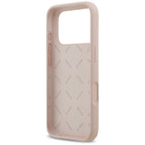 Guess Silicone Big 4G Script Case til iPhone 17 Pro - Pink