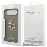 Guess Silicone Big 4G Script Case til iPhone Air - Brown