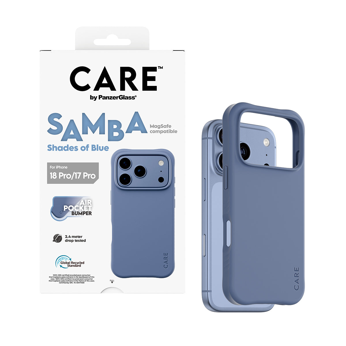 CARE by PanzerGlass Fashionable Case Samba Green w. MagSafe Apple iPhone 18 Pro