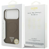 Guess Triangle Logo MagSafe-fodral til iPhone 17 Pro Max - brun