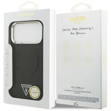 Guess Triangle Logo MagSafe Case til iPhone 17 Pro Max - sort