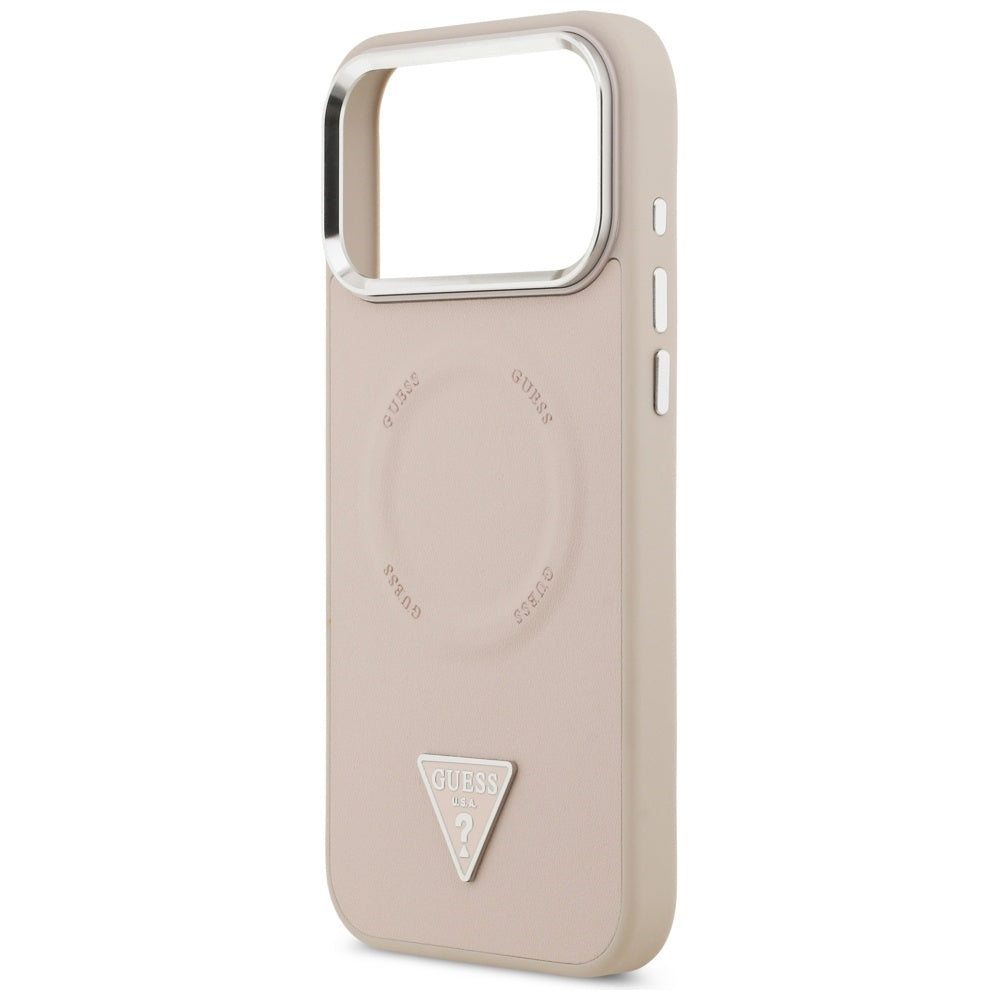 Guess Triangle Logo MagSafe Case til iPhone 17 Pro Max - Pink